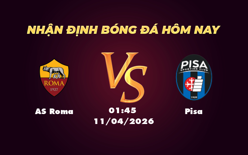 as roma pisa 11 04 seria a