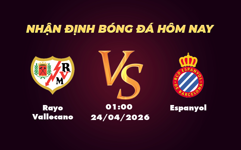 rayo vallecano espanyol 24 04 la liga